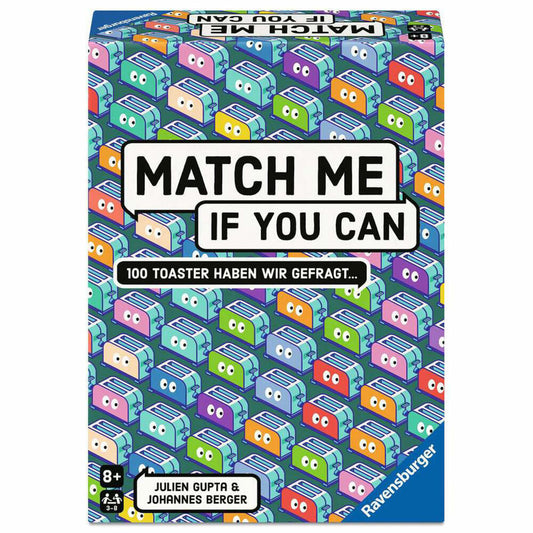 Ravensburger Match Me If You Can, Partyspiel, Gesellschaftsspiel, ab 8 Jahren, 24757