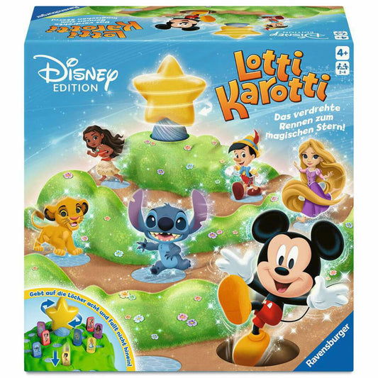 Ravensburger Lotti Karotti - Disney Edition, Familienspiel, Aktionsspiel, ab 4 Jahren, 24851