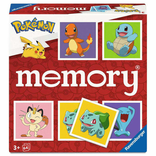 Ravensburger memory Pokemon, Memospiel, Merkspiel, Familienspiel, ab 3 Jahren, 24853