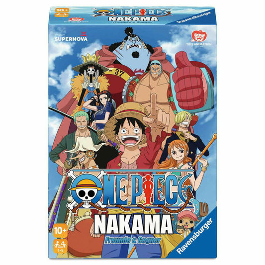 Ravensburger One Piece Nakama, kooperatives Spiel, Kartenspiel, Gesellschaftsspiel, ab 10 Jahren, 24869
