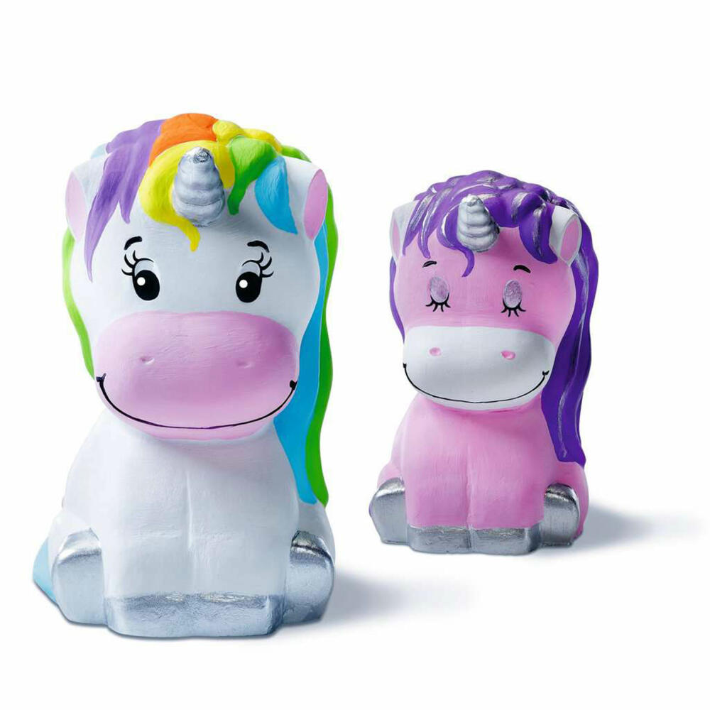 Ravensburger BeCreative Bastelset DIY Gipsfiguren gießen Einhorn, Kreativset, ab 7 Jahren, 25531