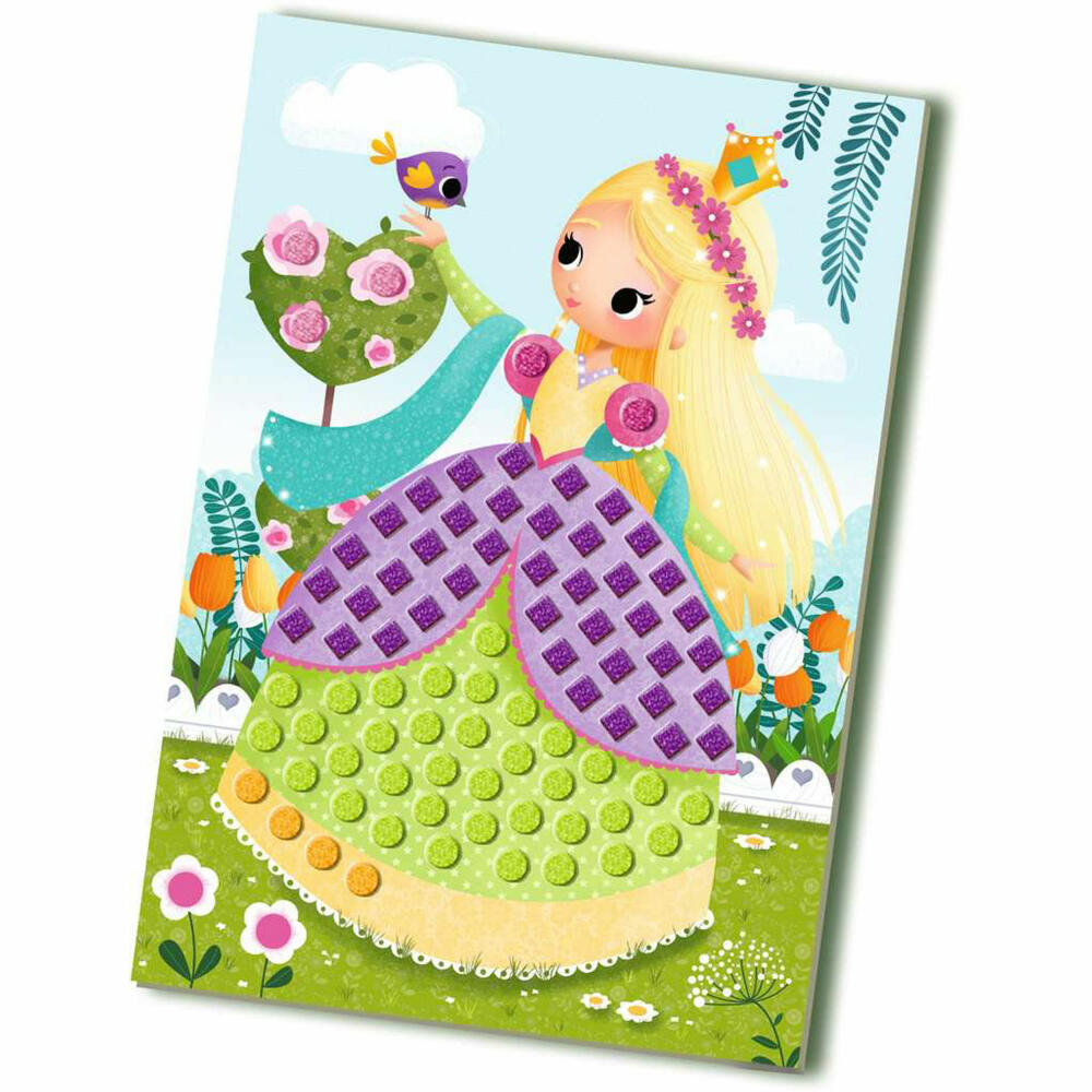 Ravensburger BeCreative Bastelset DIY Mosaik Prinzessinnen, Kreativset, ab 4 Jahren, 25533