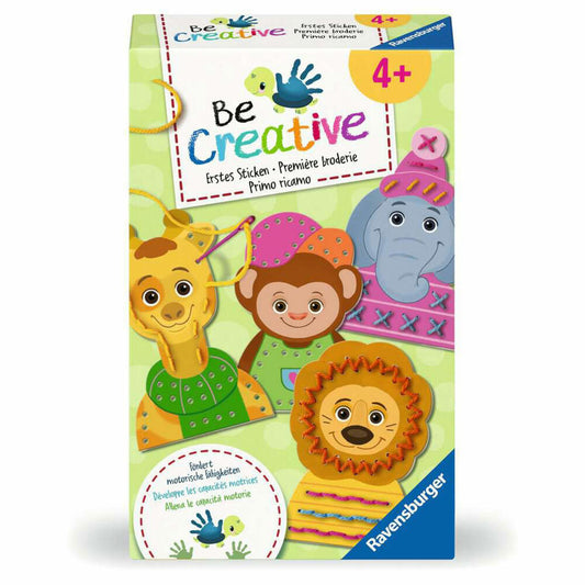 Ravensburger BeCreative Erstes Sticken, Komplett-Set, Kreativset, ab 4 Jahren, 25536