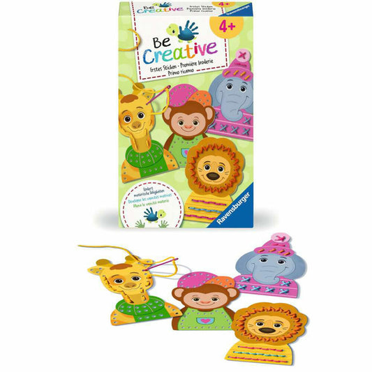Ravensburger BeCreative Erstes Sticken, Komplett-Set, Kreativset, ab 4 Jahren, 25536