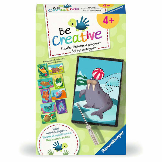 Ravensburger BeCreative Prickeln, Komplett-Set, Kreativset, ab 4 Jahren, 25537