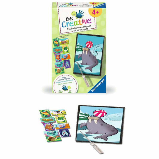Ravensburger BeCreative Prickeln, Komplett-Set, Kreativset, ab 4 Jahren, 25537