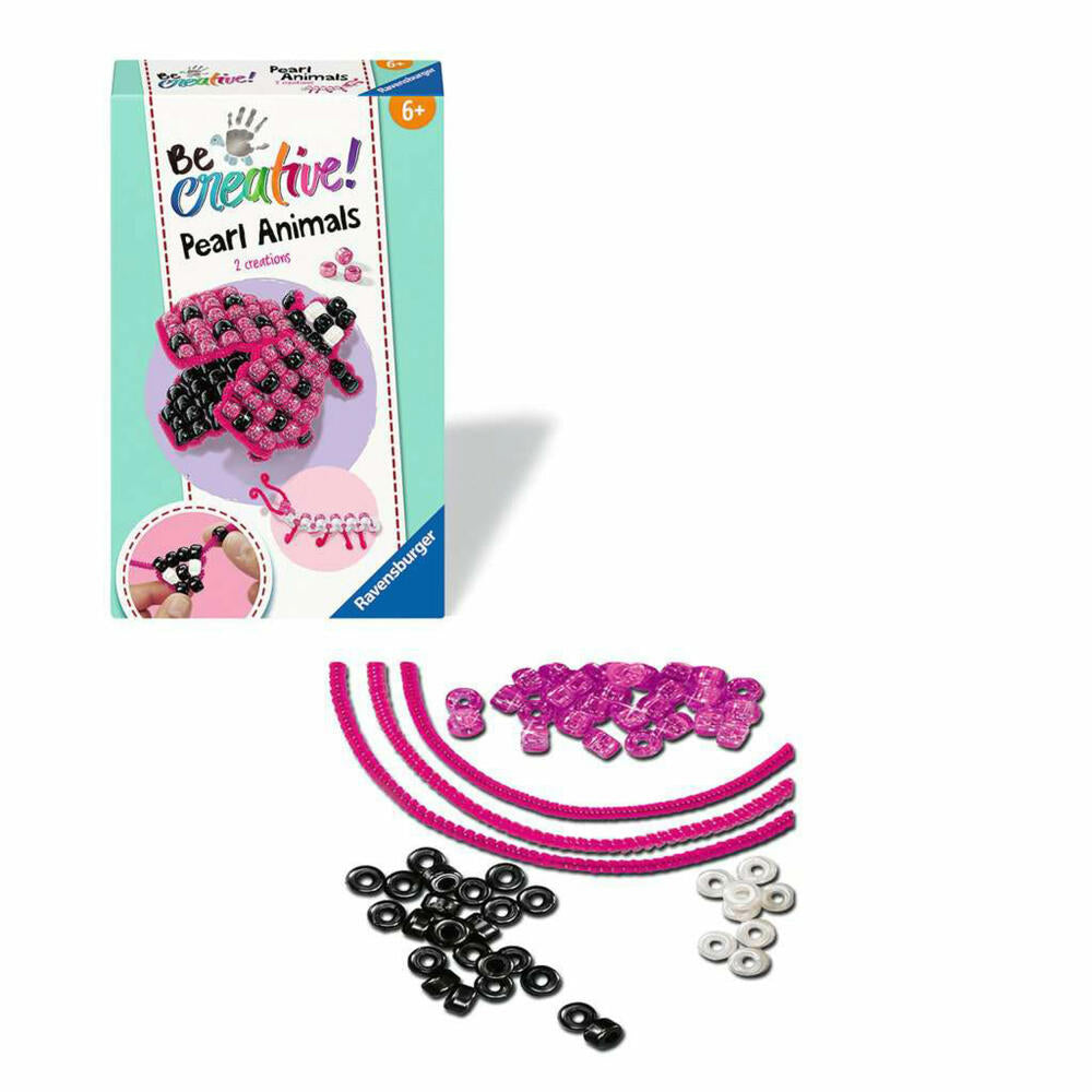 Ravensburger BeCreative Perlentier Marienkäfer, Bastelset, Kreativset, ab 6 Jahren, 25539