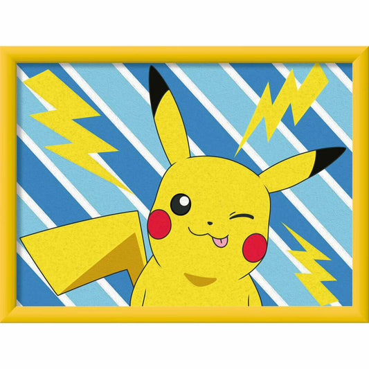 Ravensburger CreArt Pokemon Freches Pikachu, Malen nach Zahlen, Mal-Set für Kinder, ab 9 Jahren, 25557