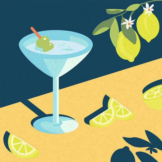 Ravensburger CreArt Mocktail Zitrone, Malen nach Zahlen, Malset, 25561