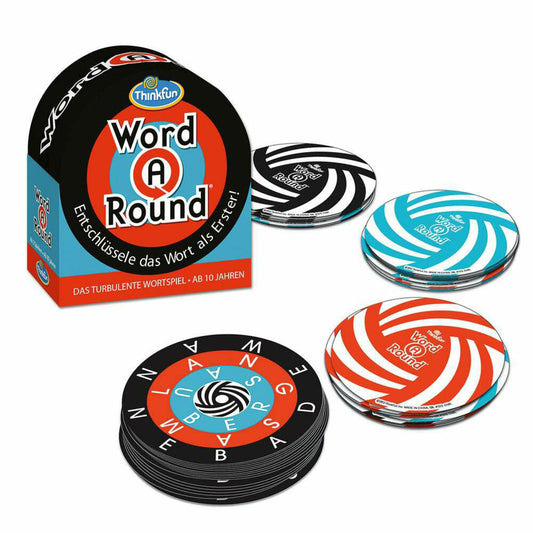 ThinkFun WordARound, Denkspiel, Wortsuchspiel, Gesellschaftsspiel, ab 10 Jahren, 76307