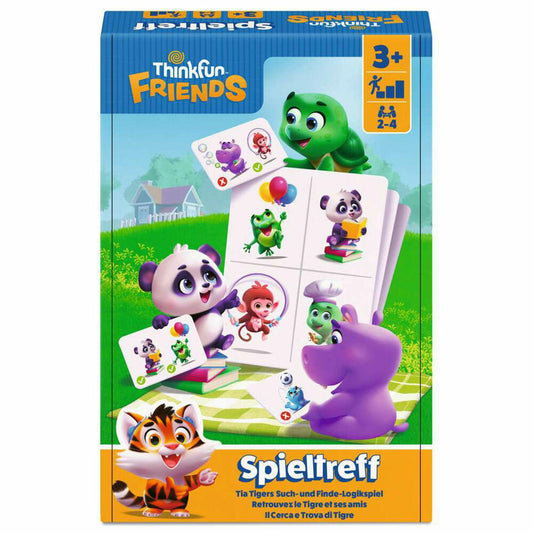 ThinkFun Friends: Spieltreff, Denkspiel, Logikspiel, Kinderspiel, ab 3 Jahren, 76653