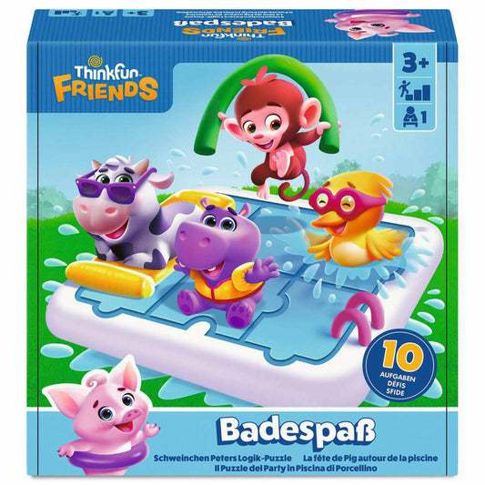 ThinkFun Friends: Badespaß, Denkspiel, Logikspiel, Kinderspiel, ab 3 Jahren, 76654