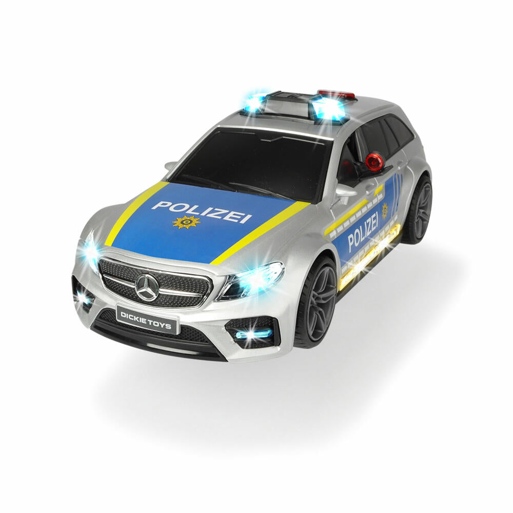 Dickie Toys Mercedes-AMG E43, Polizeiauto, Polizei Auto, Einsatzwagen, Spielzeugauto, Spielzeug, 203716018