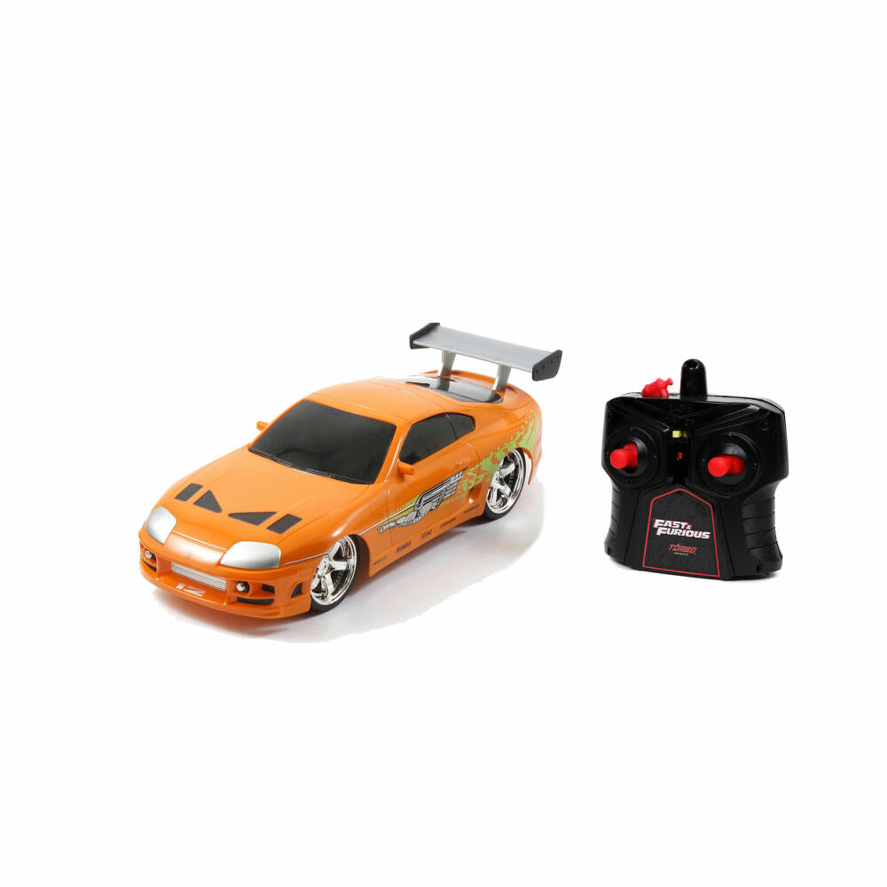 Jada Fast & Furious RC Brians Toyota, RC-Auto, Ferngesteuertes Auto, Spielzeugauto, Maßstab 1:16, 253206006
