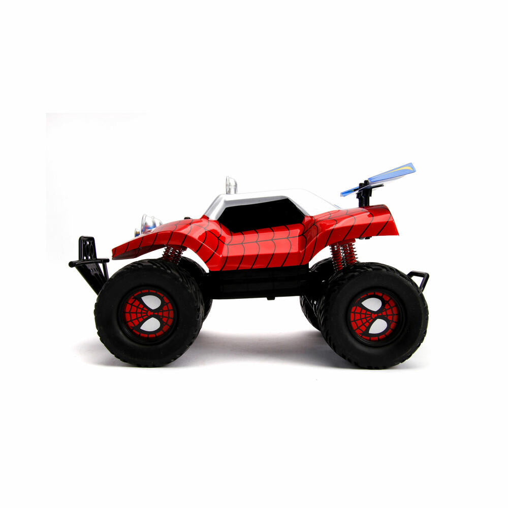 Jada Marvel Spider-Man RC Buggy 1:14, Remote Controlled Car, Model Car, Toy, 253228000
