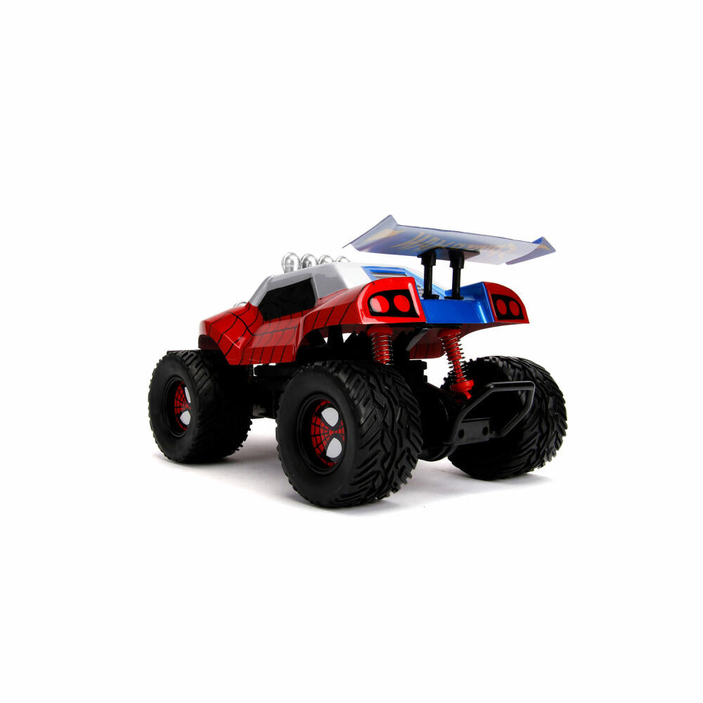 Jada Marvel Spider-Man RC Buggy 1:14, Remote Controlled Car, Model Car, Toy, 253228000