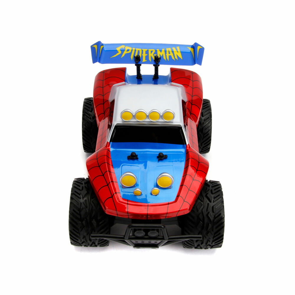 Jada Marvel Spider-Man RC Buggy 1:14, Remote Controlled Car, Model Car, Toy, 253228000