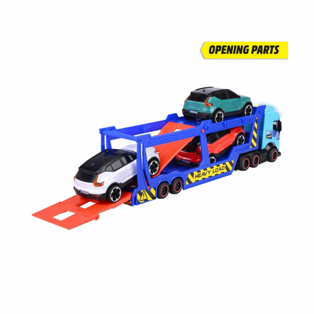 Dickie Toys Car Transporter, Auto-Transporter, mit 3 Spielzeugautos, Spielzeug Auto, 203747017
