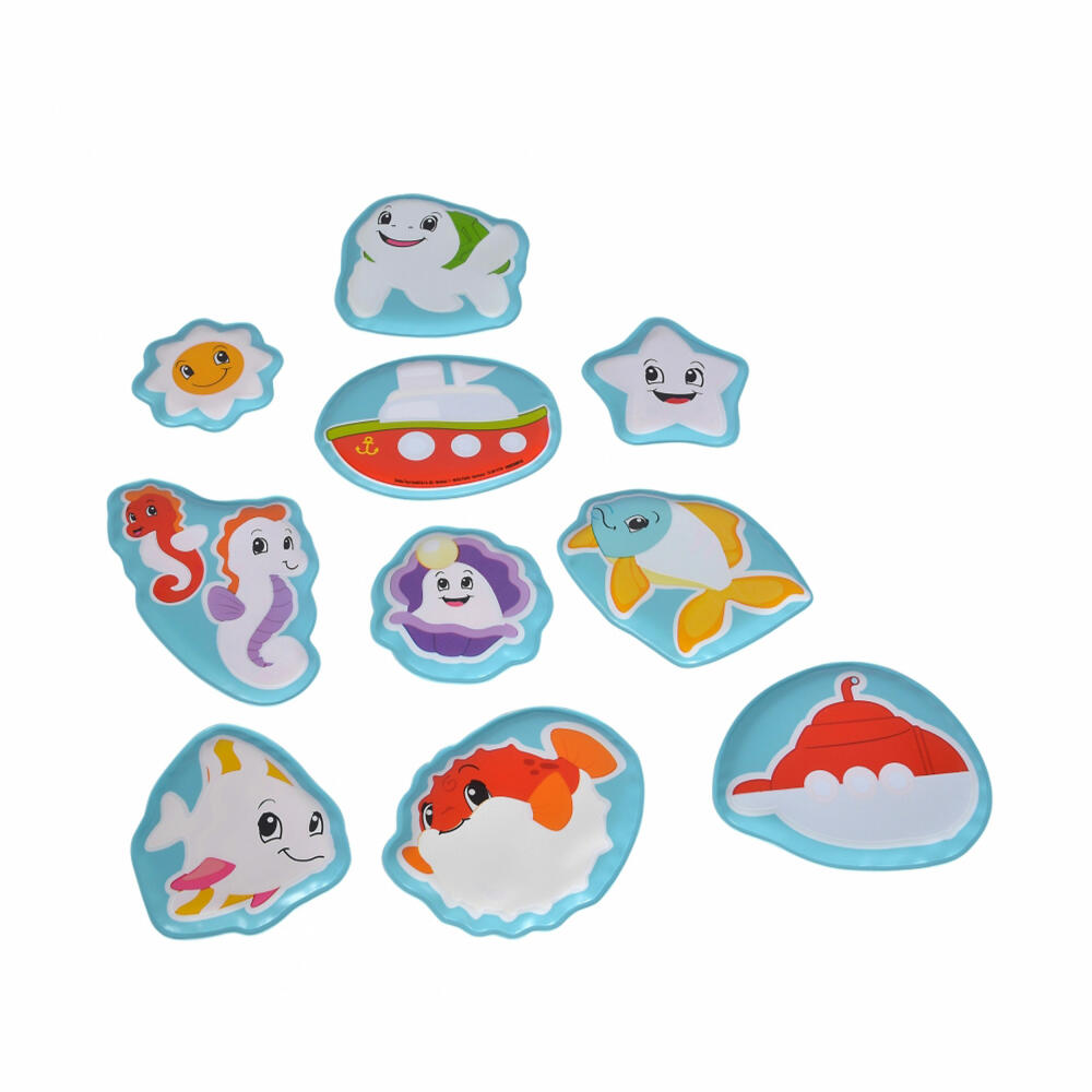 Simba ABC Magisches Badepuzzle, Badewannenspielzeug, Badespielzeug, Puzzle, 104010196