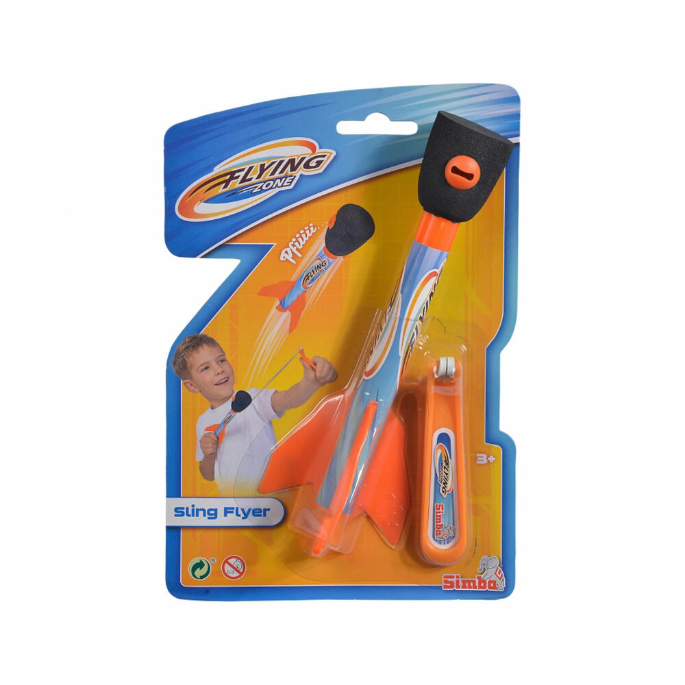 Simba Space Rocket Pfeifrakete, Flying Zone Space Rakete, Wurfspiel, Spielzeug, 107202415