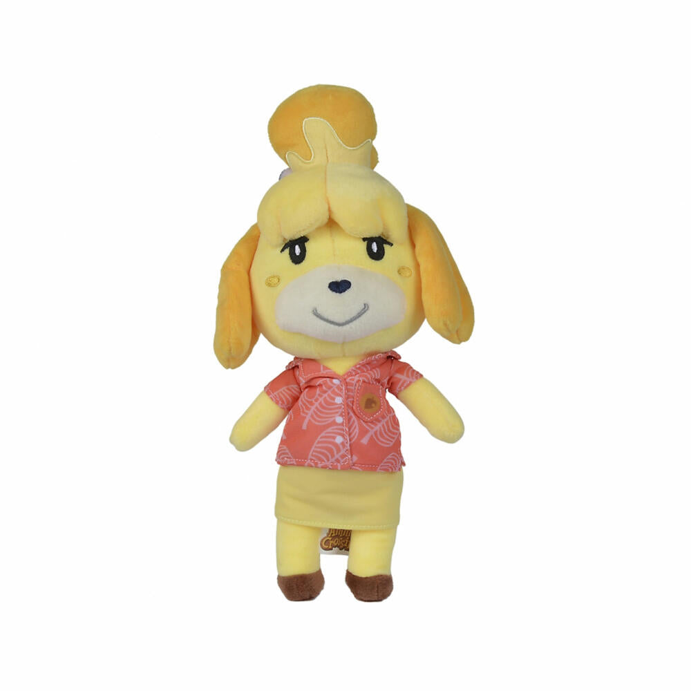 Simba Animal Crossing Melinda, Plüschfigur, Plüschtier, Kuscheltier, Stofftier, 25 cm, 109231002