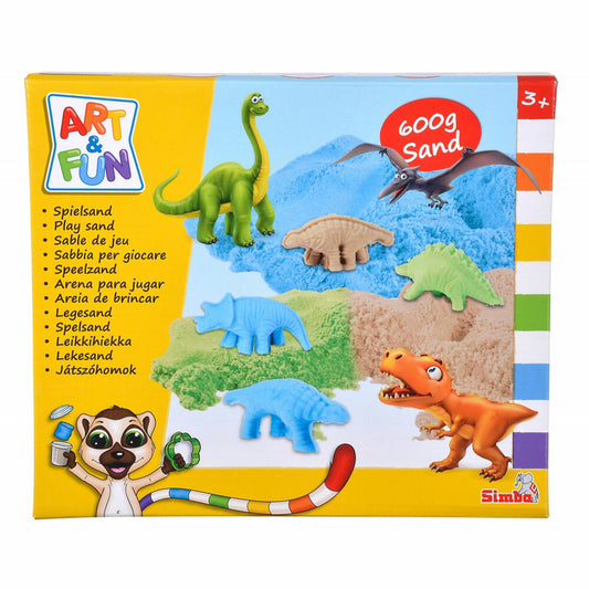 Simba A&F Spielsand Set Dinosaurier, magischer Sand, Kreativset, Eis, Spielzeug, 106344621