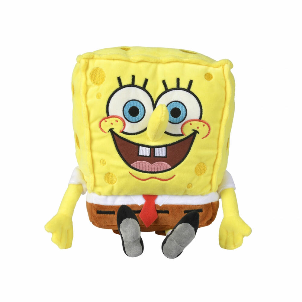 Simba Plush Spongebob, Plush Figure, Cuddly Toy, Stuffed Toy, Fabric Figure, Plush Toy, 35 cm, 109491000