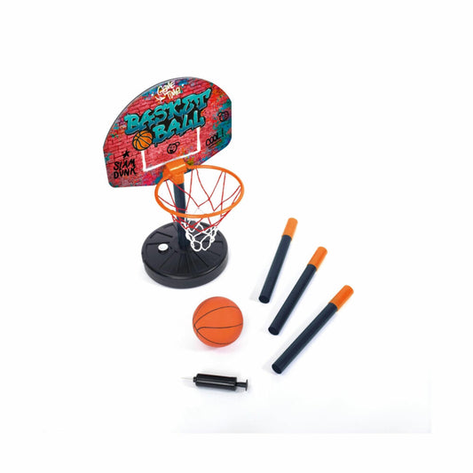 Simba Basketball Set mit Ständer, Basketballkorb, Ball, mit Korb, Spielzeug, 107407609