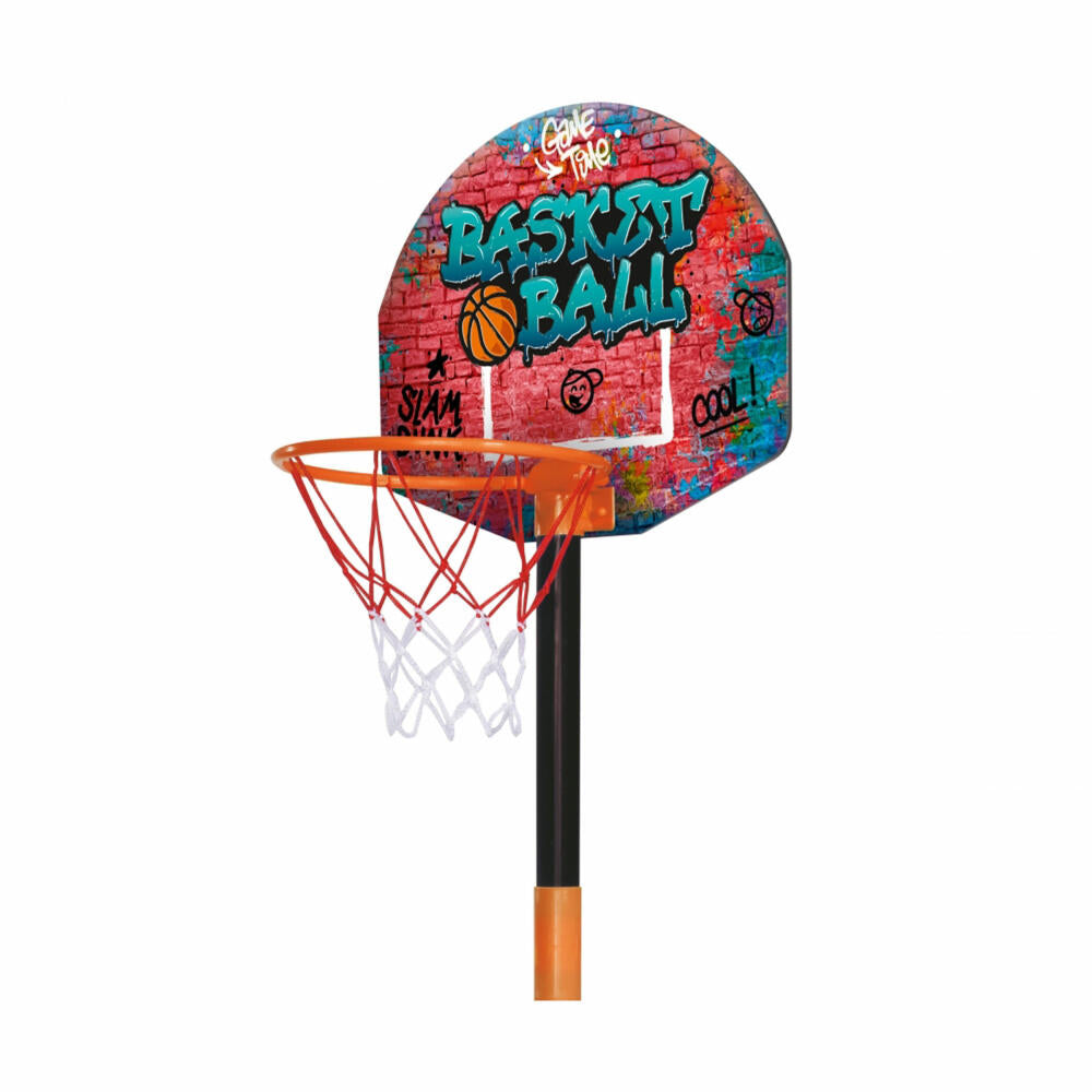 Simba Basketball Set mit Ständer, Basketballkorb, Ball, mit Korb, Spielzeug, 107407609