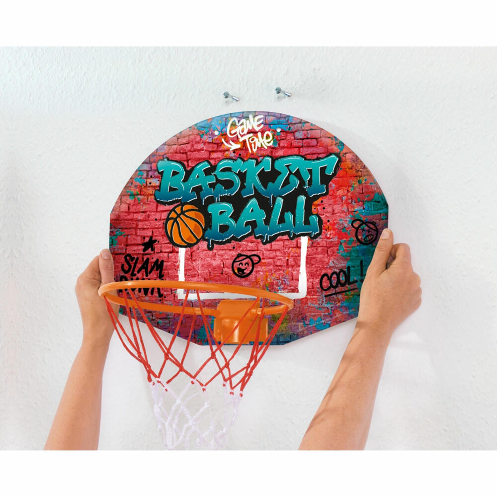 Simba Basketball Set mit Ständer, Basketballkorb, Ball, mit Korb, Spielzeug, 107407609