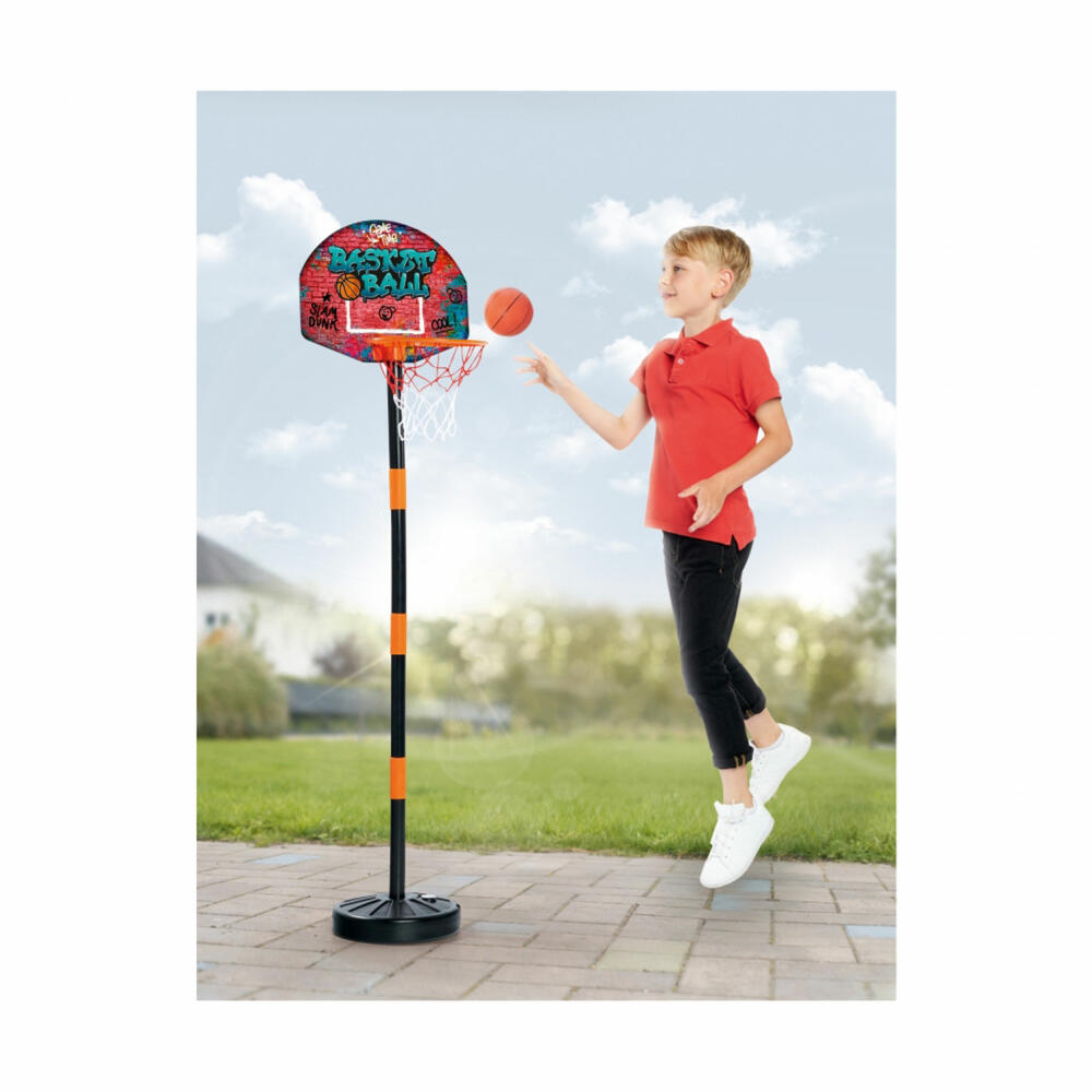 Simba Basketball Set mit Ständer, Basketballkorb, Ball, mit Korb, Spielzeug, 107407609