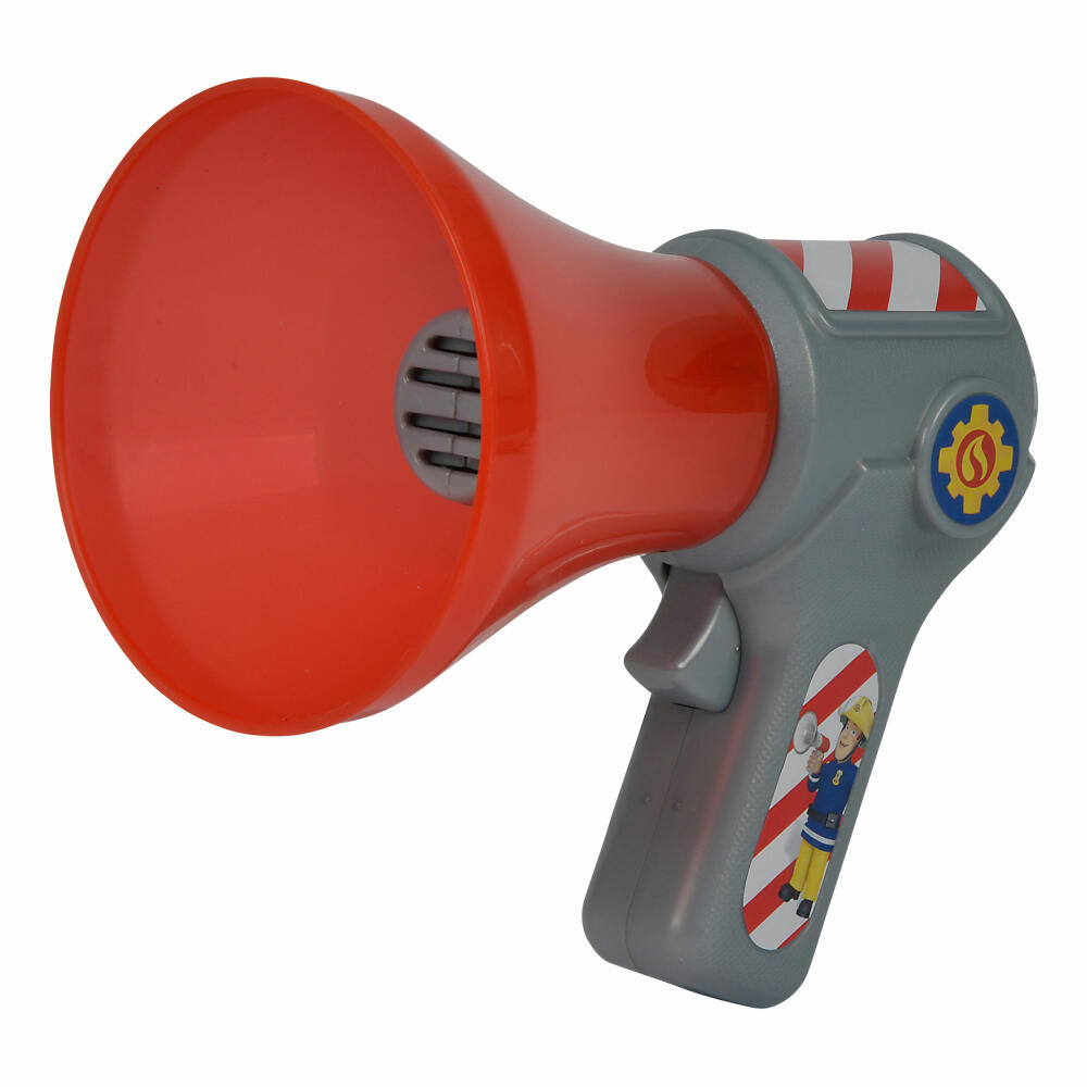 Simba Fireman Sam, Megaphone, Siren, Loudspeaker, Toy, Plastic, 16.1 cm, 109258699