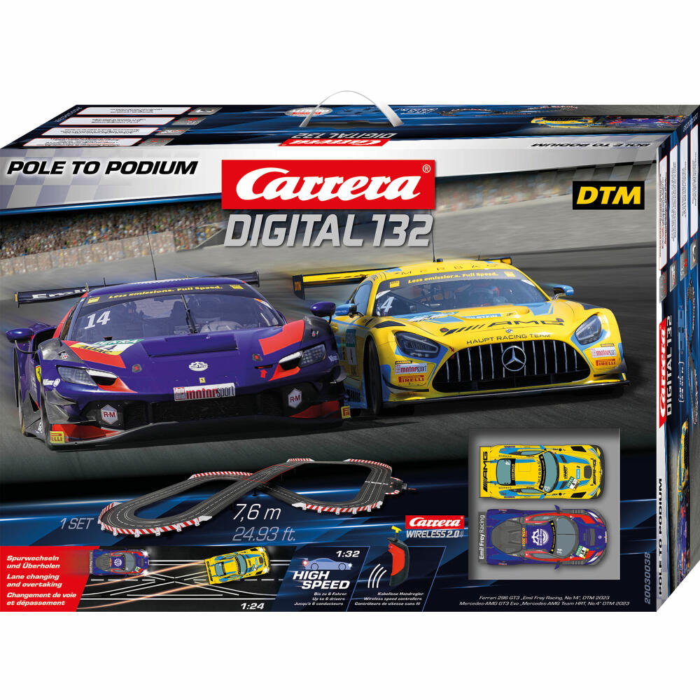Carrera Autorennbahn Set Digital 132 Pole to Podium, 1:32, 20030038