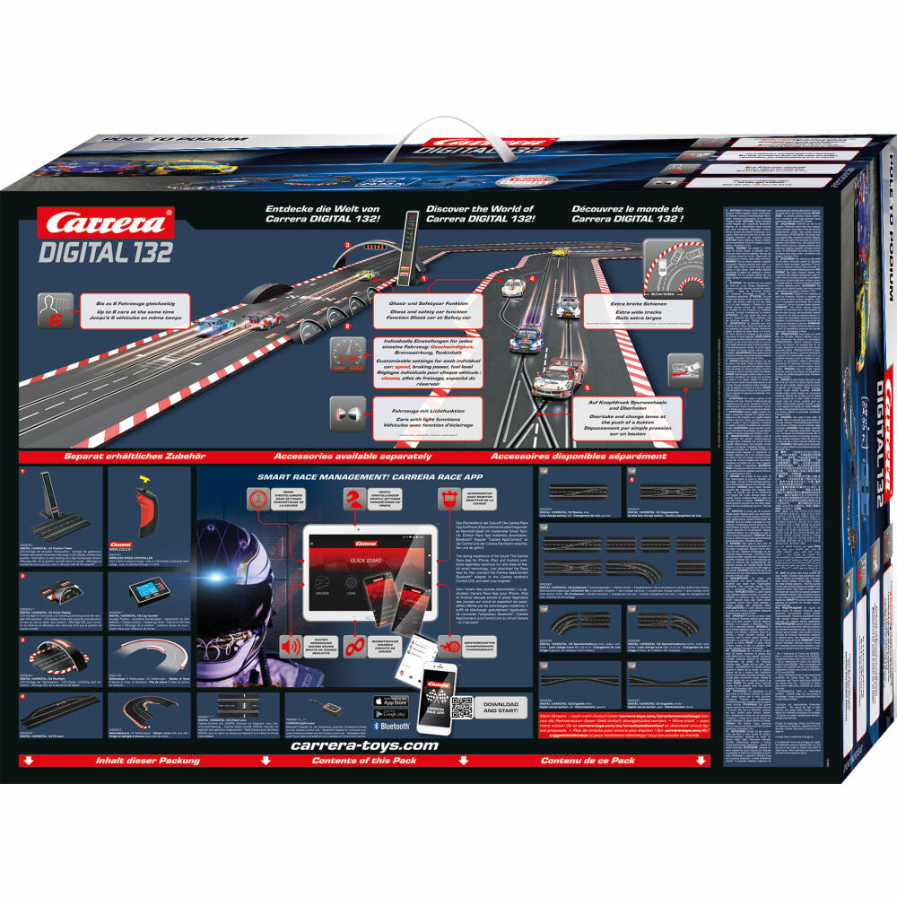 Carrera Autorennbahn Set Digital 132 Pole to Podium, 1:32, 20030038