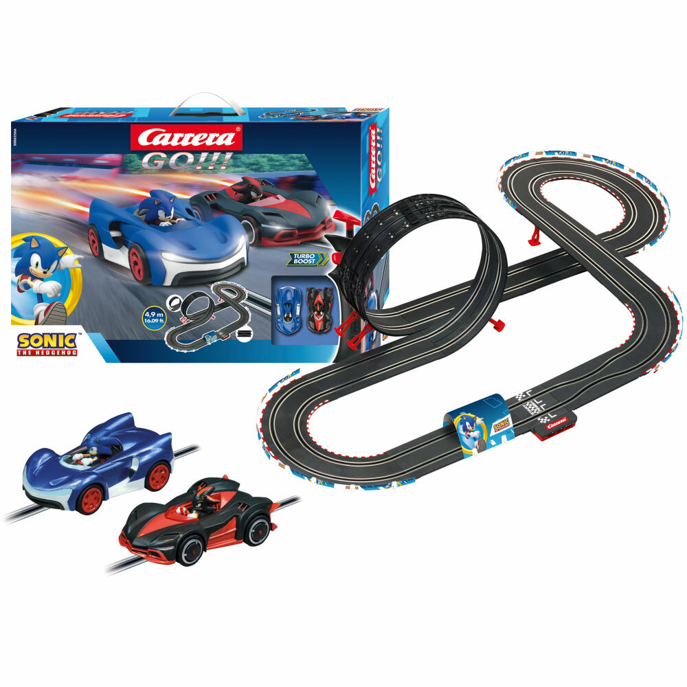 Carrera Autorennbahn Set GO!!! Sonic the Hedgehog 4.9, 1:43, 20062566