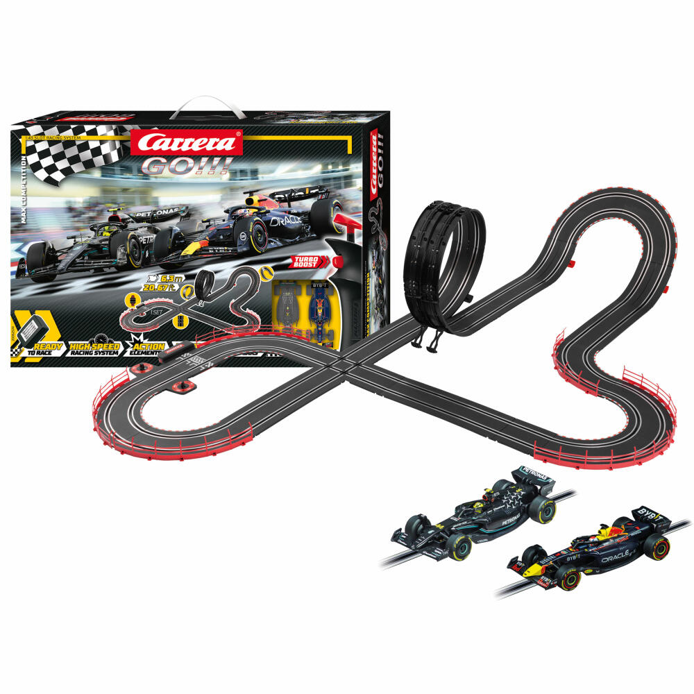 Carrera Autorennbahn Set GO!!! Max Competition, 1:43, 20062574