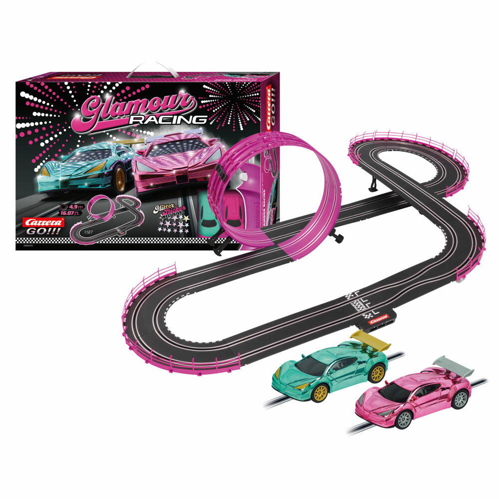 Carrera Autorennbahn Set GO!!! Glamour Racing, 1:43, 20062579