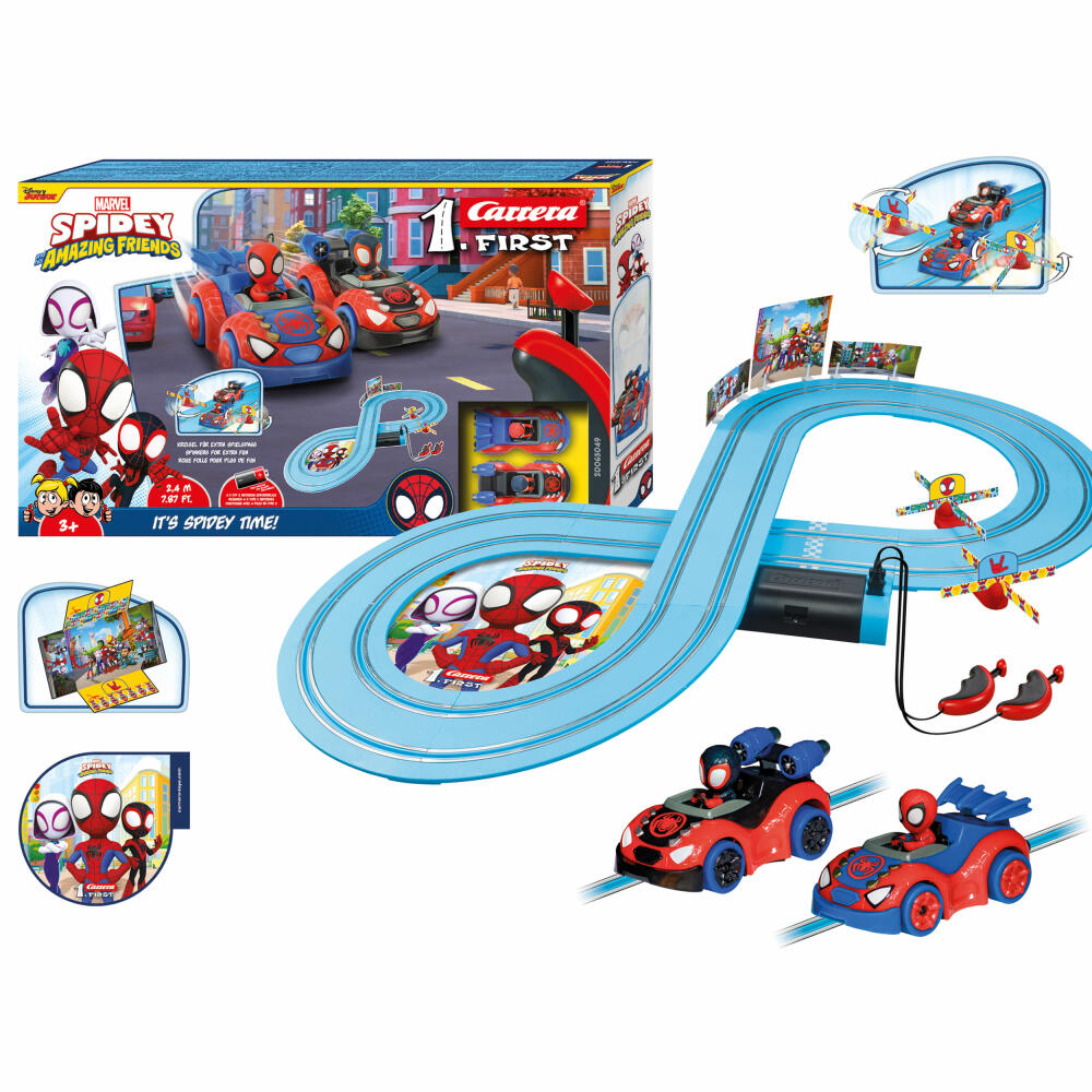 Carrera Autorennbahn Set First Spidey - Its Spidey Time!, 1:50, 20063049