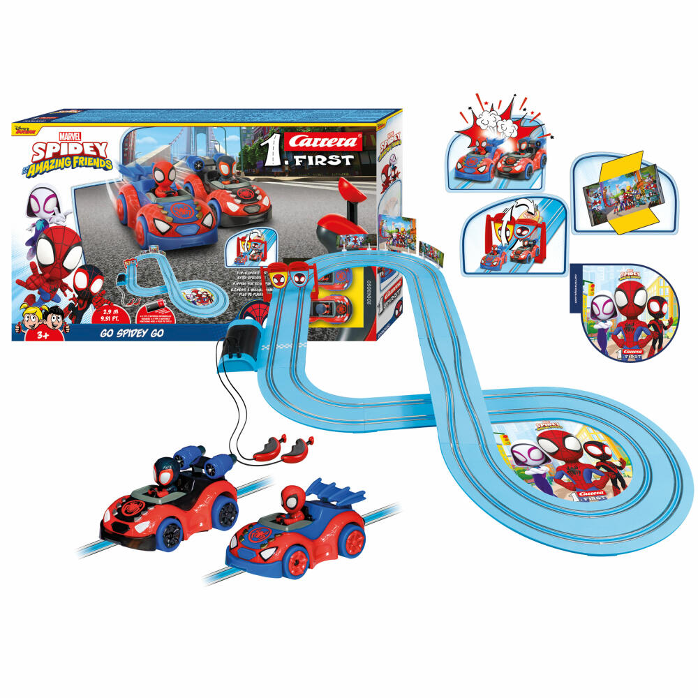 Carrera Autorennbahn Set First Spidey - Go Spidey Go!, 1:50, 20063050