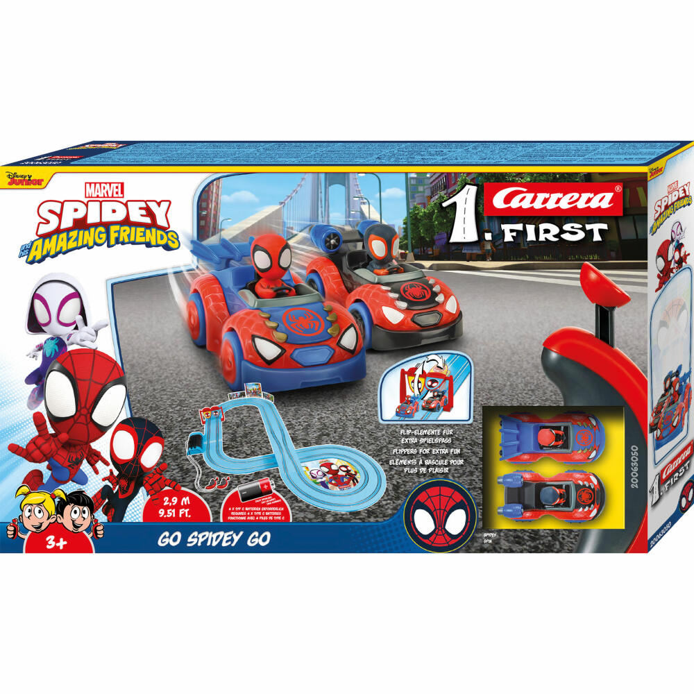 Carrera Autorennbahn Set First Spidey - Go Spidey Go!, 1:50, 20063050