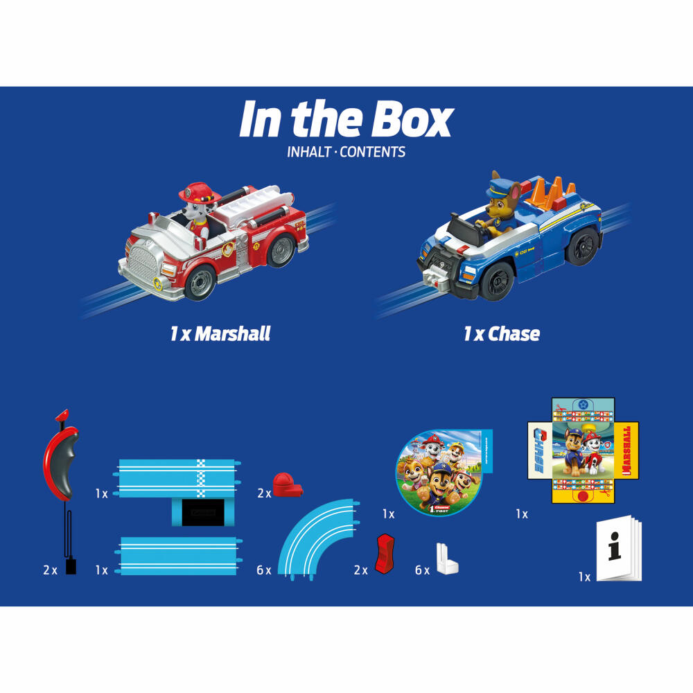 Carrera Autorennbahn Set First Paw Patrol - On the Track, 1:50, 20063056