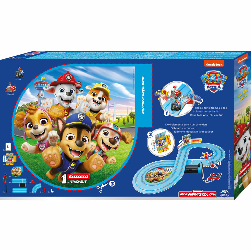 Carrera Autorennbahn Set First Paw Patrol - On the Track, 1:50, 20063056