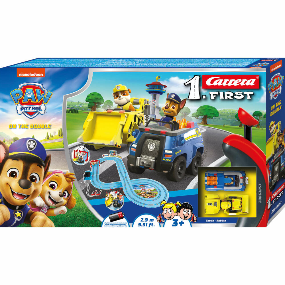 Carrera Autorennbahn Set First Paw Patrol - On the Double, 1:50, 20063057