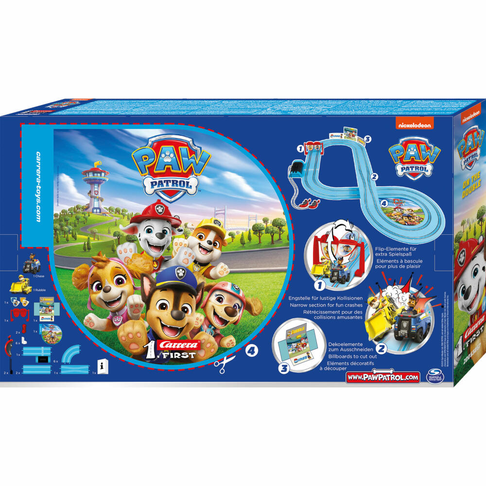 Carrera Autorennbahn Set First Paw Patrol - On the Double, 1:50, 20063057