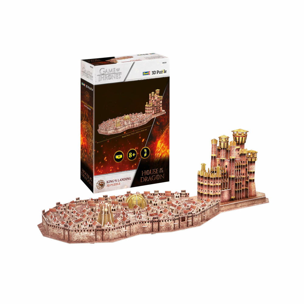 Revell 3D Puzzle House of the Dragon - Kings Landing, 262 Teile, 00225