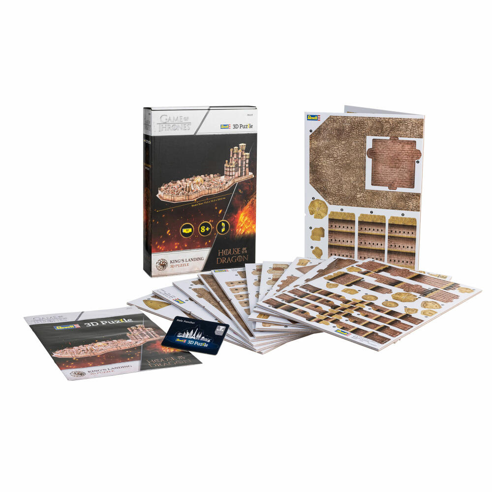 Revell 3D Puzzle House of the Dragon - Kings Landing, 262 Teile, 00225