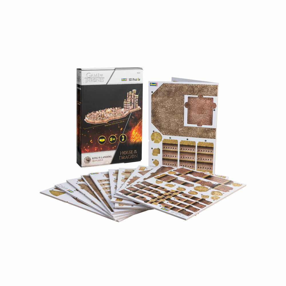 Revell 3D Puzzle House of the Dragon - Kings Landing, 262 Teile, 00225