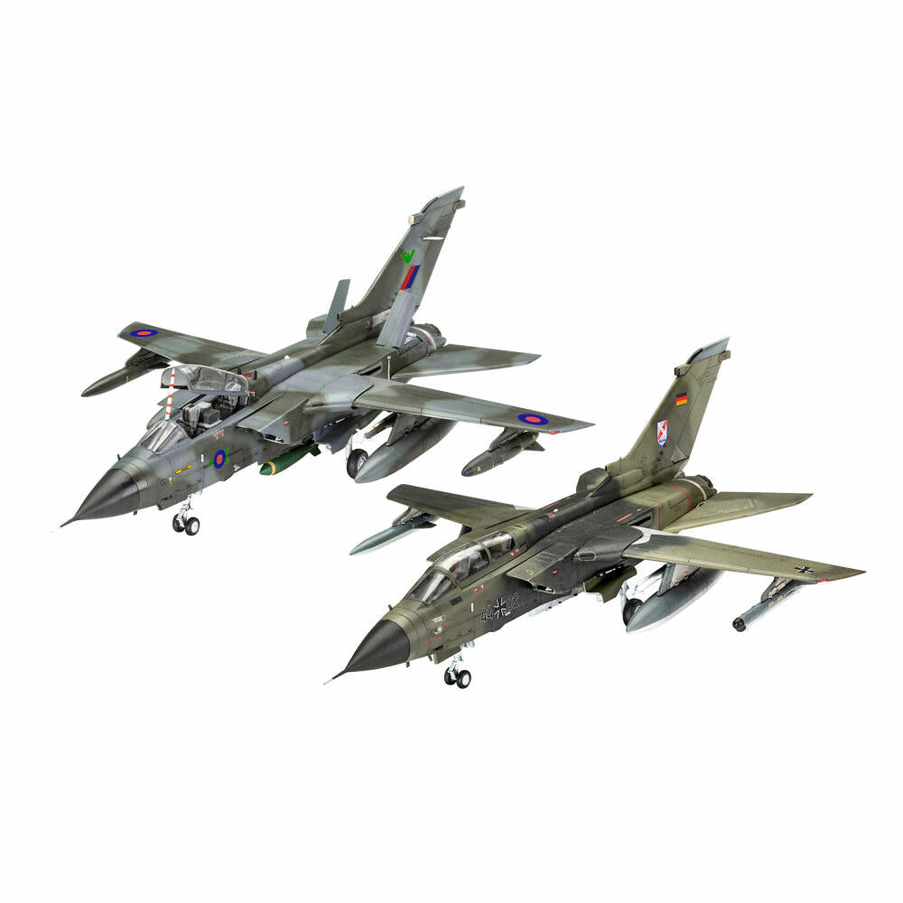 Revell Flugzeug-Modellbausatz Tornado Twin Pack 50th Anniversary, 274 Teile, 1:72, 03801