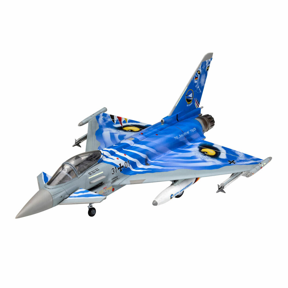 Revell Flugzeug-Modellbausatz Eurofighter Typhoon Bavarian Tiger 2021, 85 Teile, 1:72, 03818