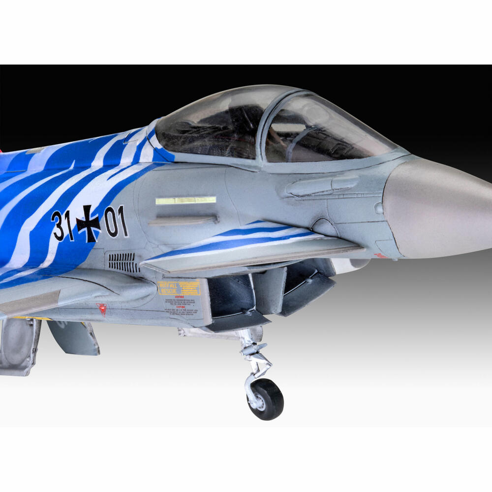 Revell Flugzeug-Modellbausatz Eurofighter Typhoon Bavarian Tiger 2021, 85 Teile, 1:72, 03818